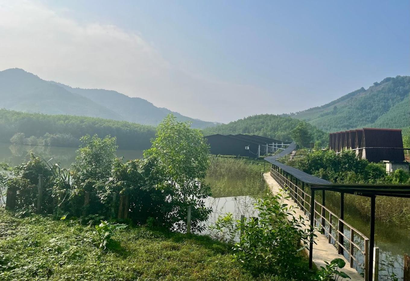 Nguyen Shack Retreat Resort Фонгня Экстерьер фото